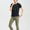 Inner Muscle Short Sleeve Top “Performance Black”