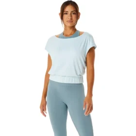 Nagino Flex Short Sleeves Top “Blue”
