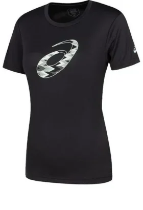 Spiral Graphic Short Sleeve T-Shirt Asia Sizing “Performance Black”